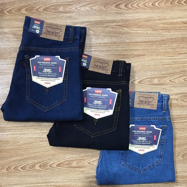 Quần jeans nam ống suông cao cấp dành cho lứa tuổi trung niên