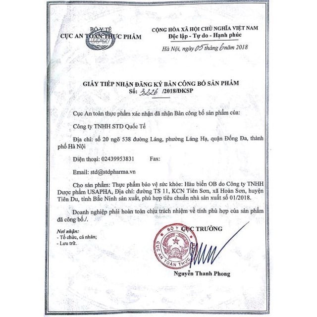 Tinh Hàu biển Ob - lọ 30 viên