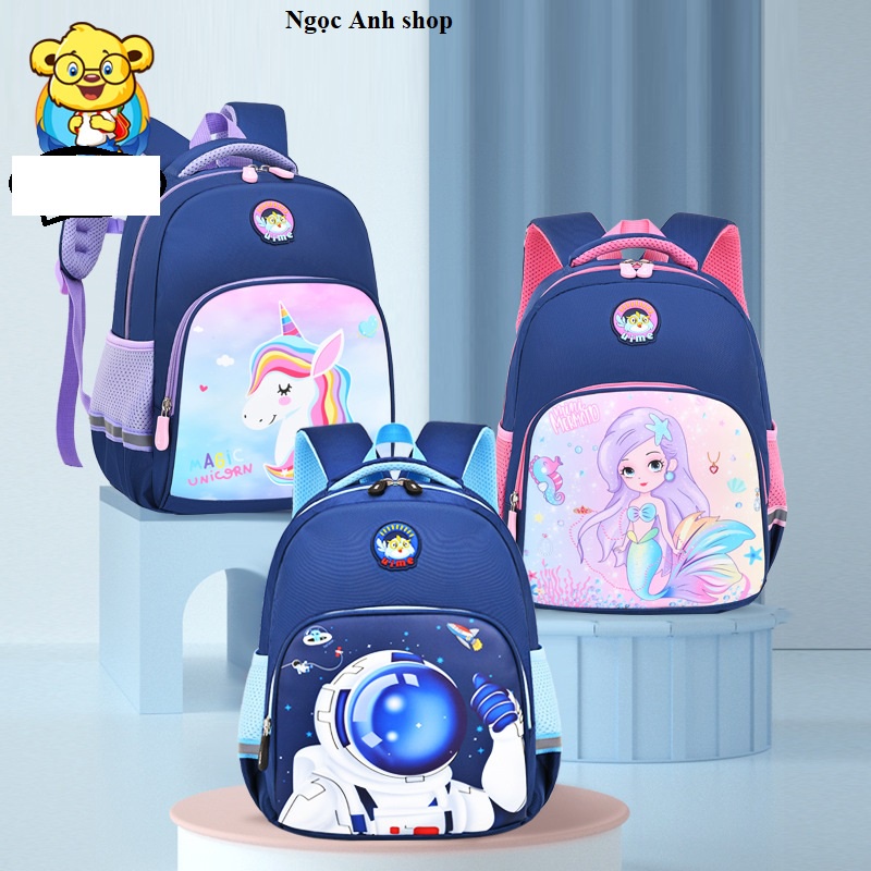 Balo mẫu giáo mầm non cho bé gái hinh công chúa siêu nhẹ, balo elsa công chúa nhiều ngăn