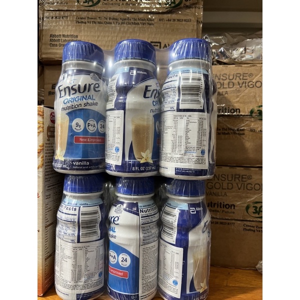 lốc 6 chai Sữa nước Ensure Abbott 237ml/chai