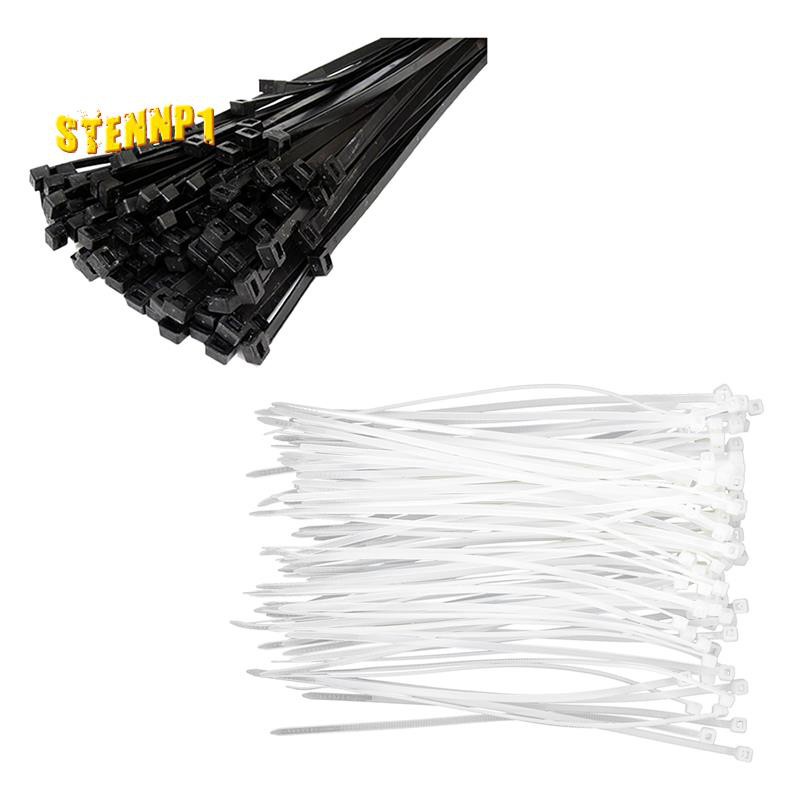 Bộ 50 Dây Buộc Cáp Màu Trắng Cỡ 140mm X 2.5 mm