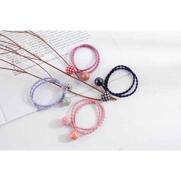 CỘT TÓC HÌNH VIÊN BI NHIỀU MÀU-PK91