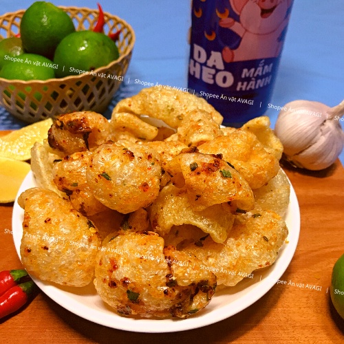 Da heo mắm hành ớt 160g đồ ăn vặt AVAGI vừa ngon vừa rẻ