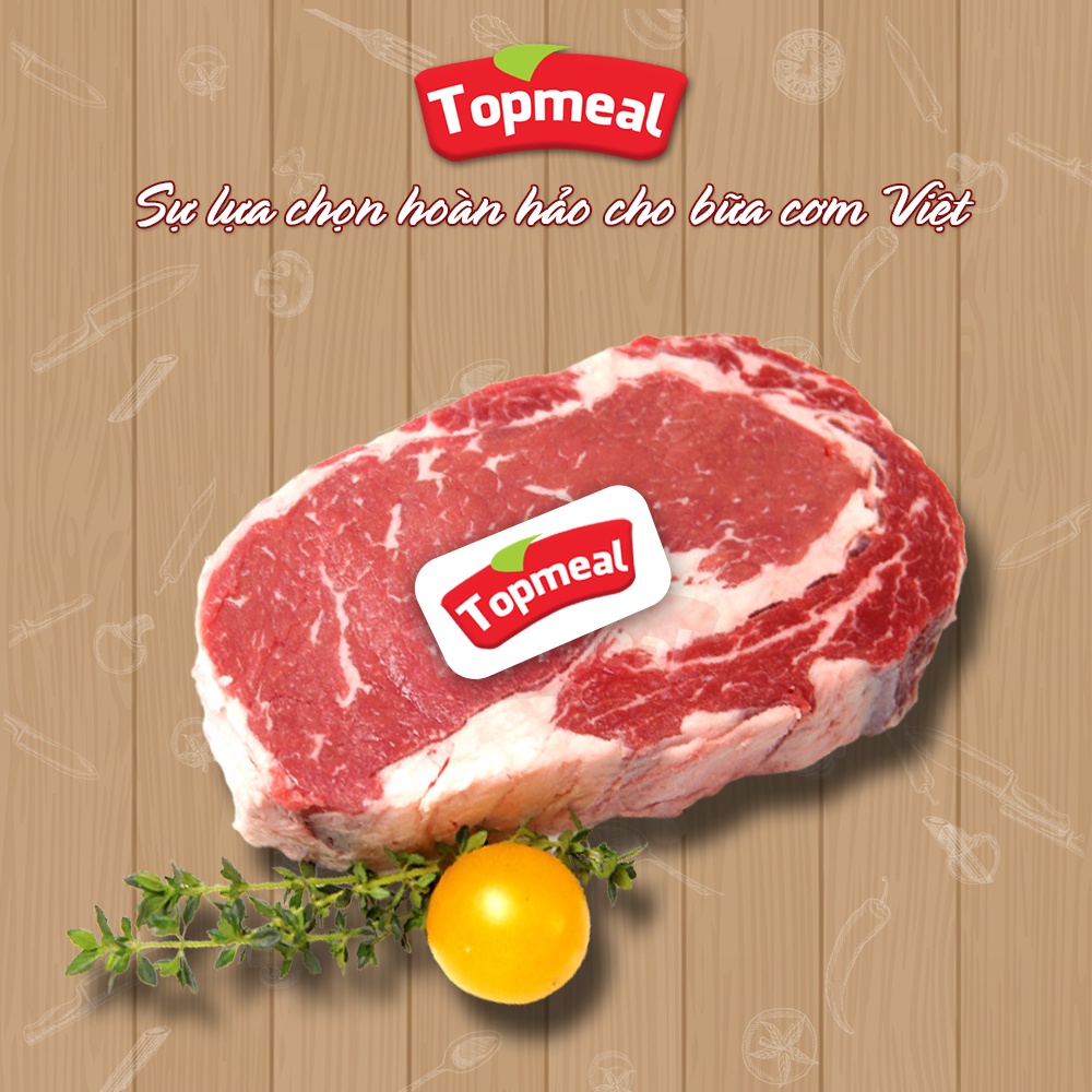 HCM - Thăn vai bò Úc Topmeal  - Thích hợp với các món sốt, nướng, beef steak,... -