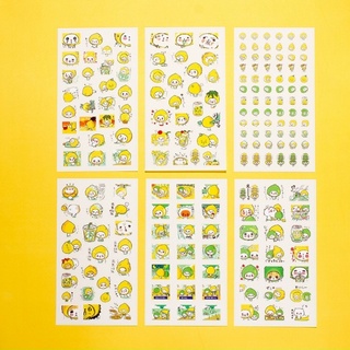 Sticker set 6 tấm các hình