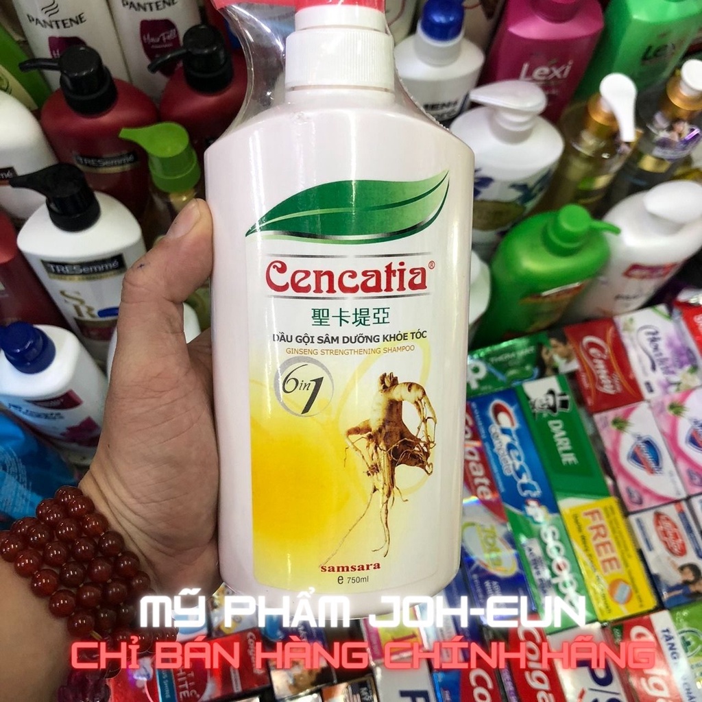 DẦU GỘI NGĂN RỤNG TÓC CENCATIA STRENGTHENING SHAMPOO 6 IN 1