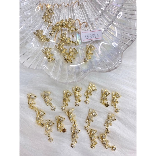 Charm đá trang trí móng tay chân mới 2022-1 viên