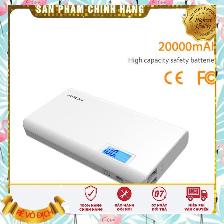 xạc dự phòng chính hãng ARUN 5600-8400-10.400-13.000-20.000mAh⚡FREE SHIP⚡ sản phẩm chất lượng cao,uy tín trên thị trường