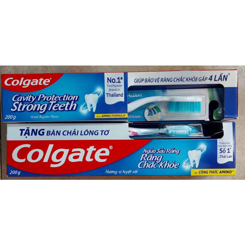 Kem đánh răng Colgate ngừa sâu răng 200gr (kèm bàn chải)