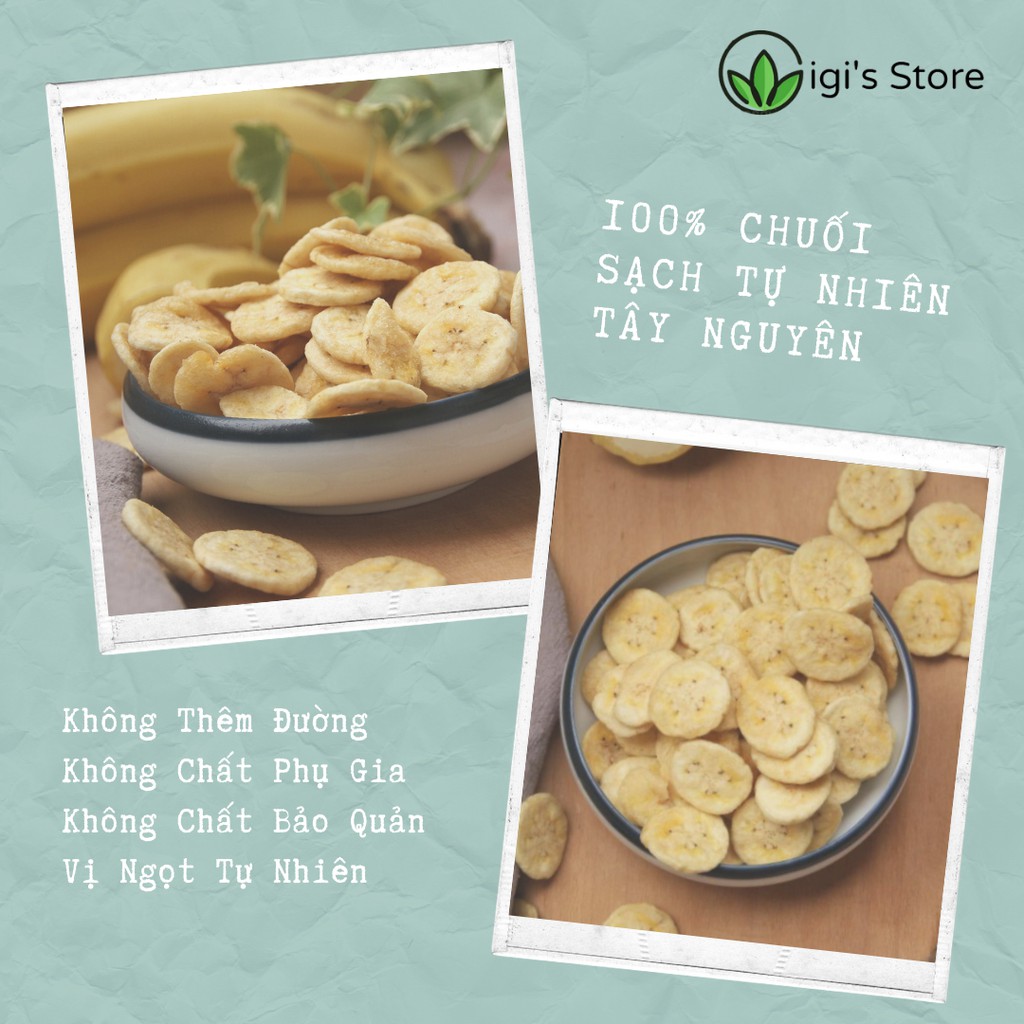 220 Gram Chuối Sấy Joy - Chuối Sấy Khô Tự Nhiên, Không Đường - Gigi's Store