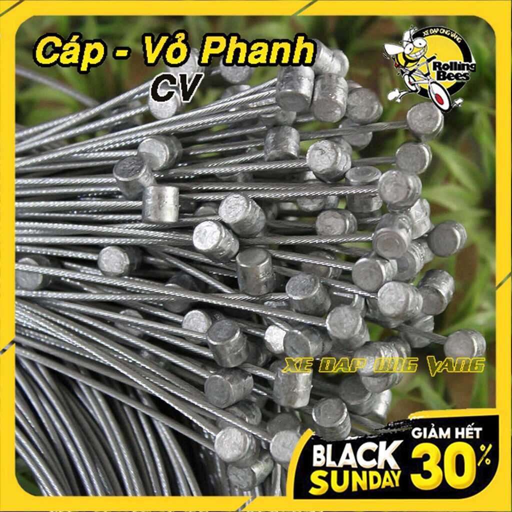 Ruột Cáp, Ruột Vỏ Dây Phanh Trước Sau Xe Đạp Phổ Thông, Xe Đạp Thể Thao