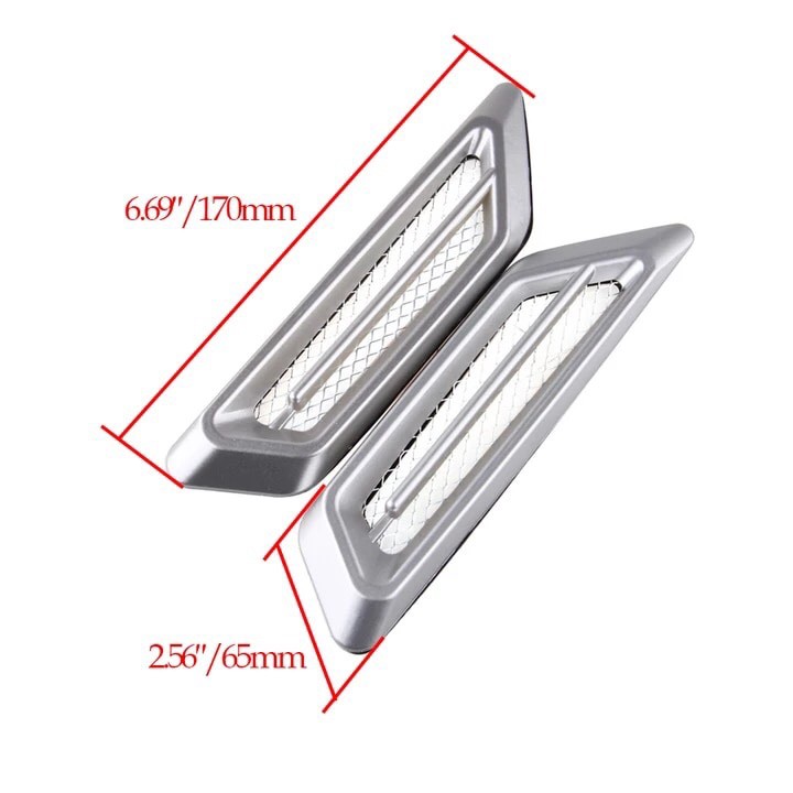 Mang cá giả hốc gió dán xe ô tô MC016