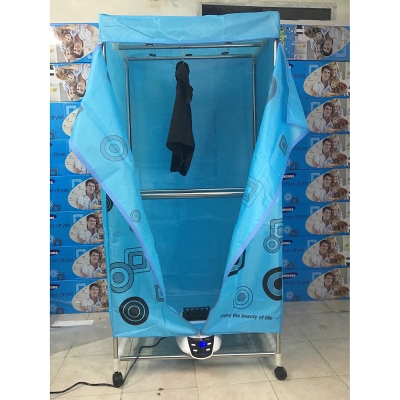 Tủ sấy quần áo kèm máy sấy