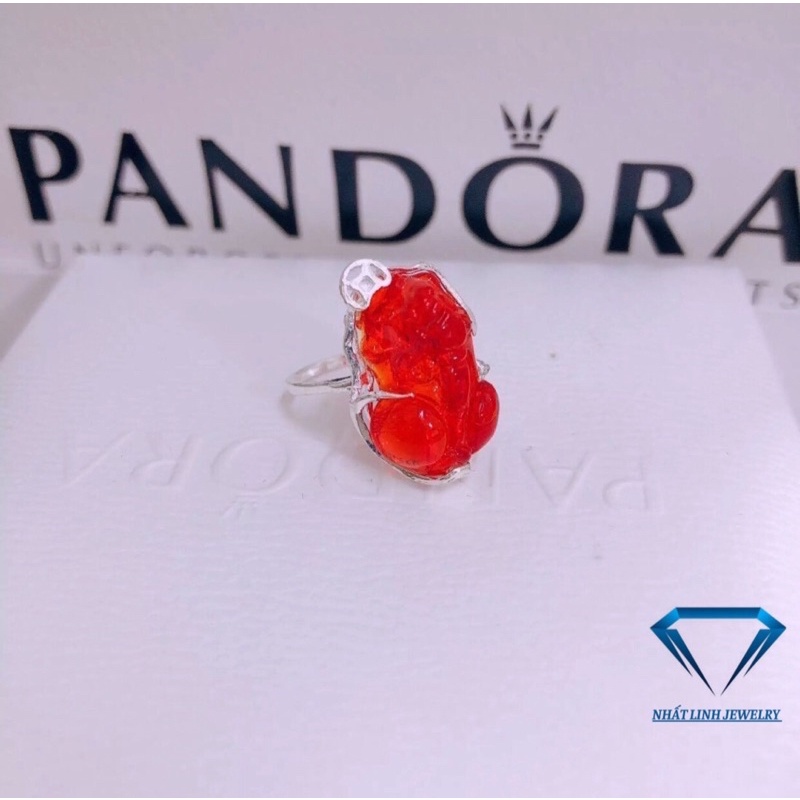 Nhẫn nữ bạc thật, nhẫn tỳ hưu tài lộc, may mắn - Kho sỉ bạc Nhất Linh