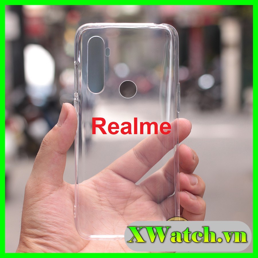 Ốp silicon Realme Narzo 50i Q2 5 pro Relame Q Realme 5 /5i 6i C3 3 pro Q3S Realme 8 8 pro Q3 pro Gt neo C35 trong suốt