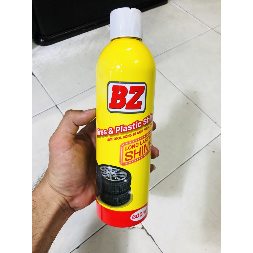 BZ Phục hồi nhựa nhám Và Đánh bóng màu sơn của xe ( Tặng kèm khăn 3M )