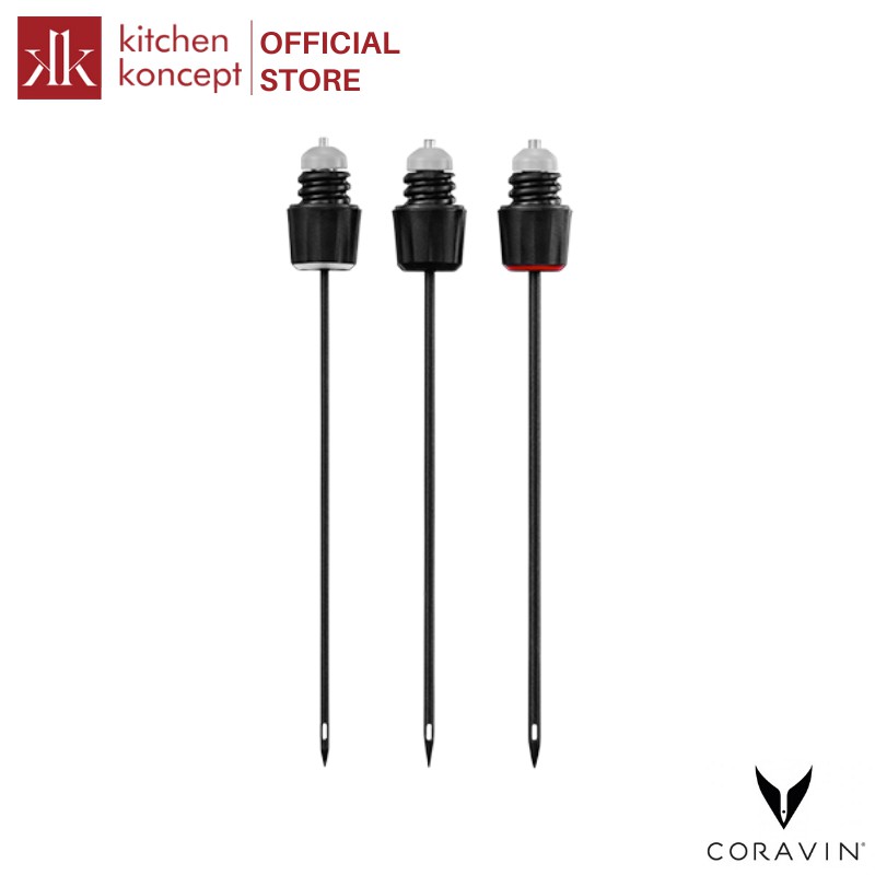 Bộ Kim Chiết 3 Món Coravin- Kim chiết rượu vang