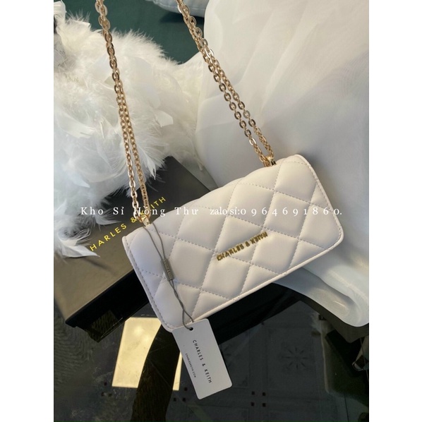 Ví cầm tay đeo chéo cnk trần trám Freeship