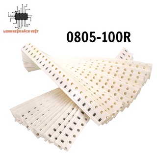 Điện trở dán 0805-100r 1% 2.0x1.2mm