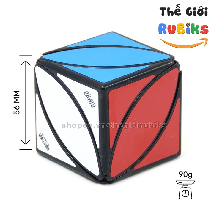 Rubik QiYi Ivy Cube Rubik Biến Thể 6 Mặt MoFangGe Maple Leaf Skewb Lá Phong.