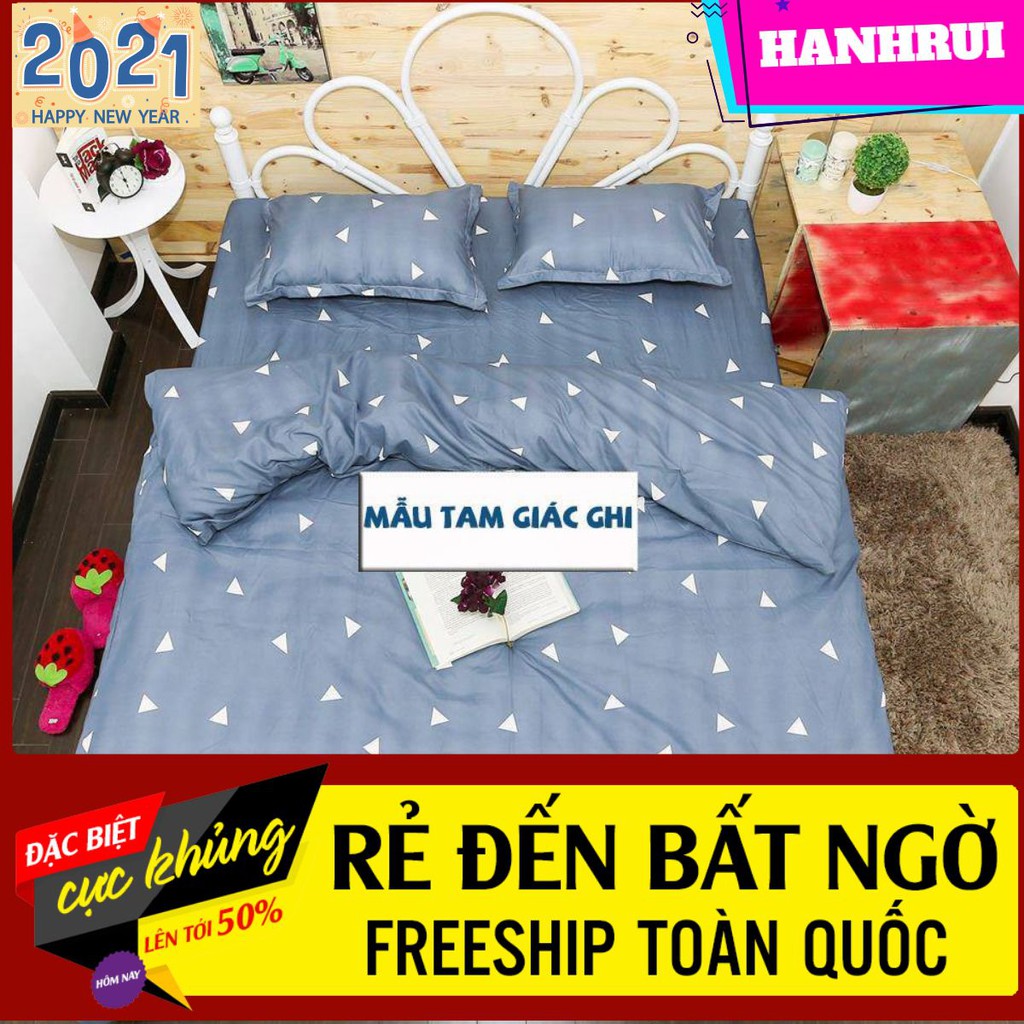 [Bộ ga gối đệm dày]Bộ ga gối 3 món,đệm 10-15-20cm rẻ nhất tp hcm-hanhrui 852