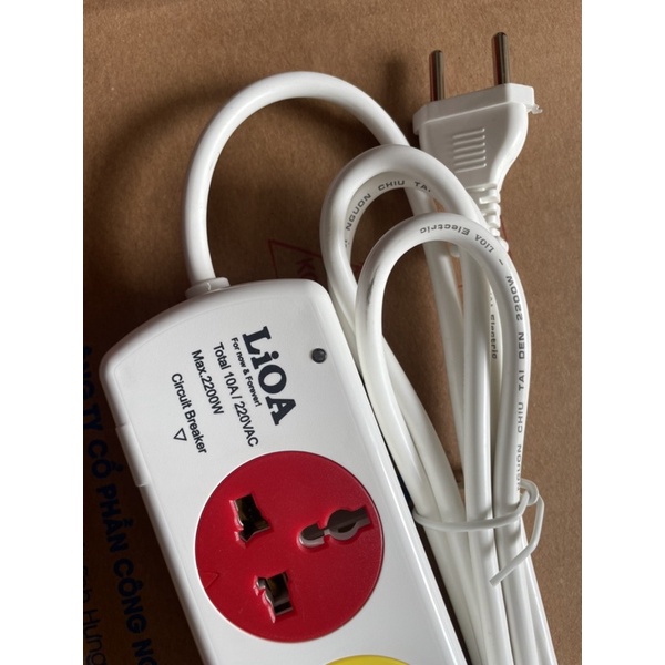 Ổ Cắm Lioa 6 Ổ cắm 3 chấu