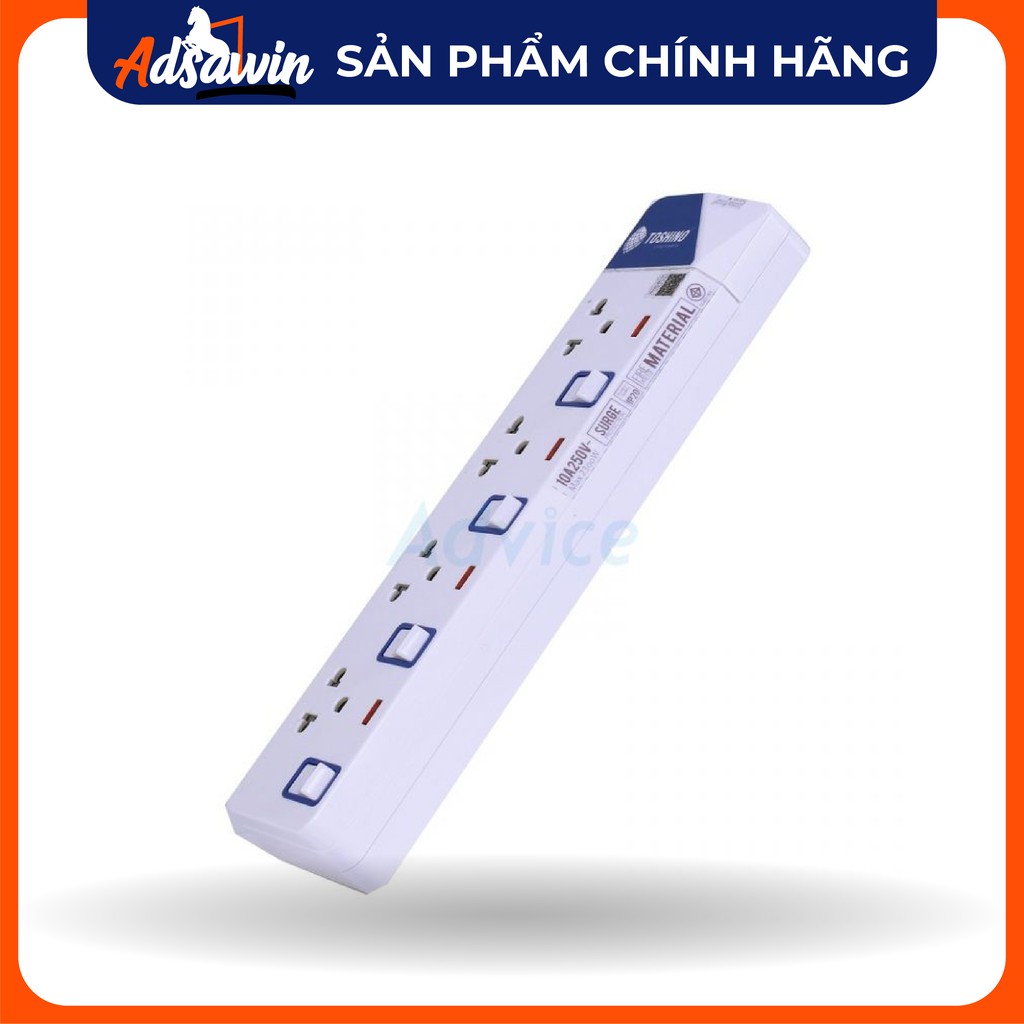 Chống Sét-Ổ cắm cao cấp chống sét,chống cháy cao cấp Toshino ET915