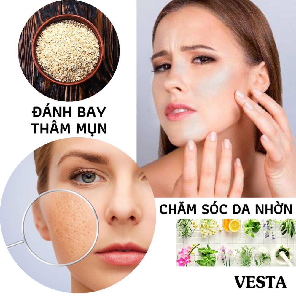 HTT4 Bột Cám Gạo Thảo Mộc Nguyên Chất Vesta 100gr