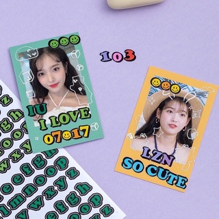 Kitalpha stickers_ Trang trí top, sổ