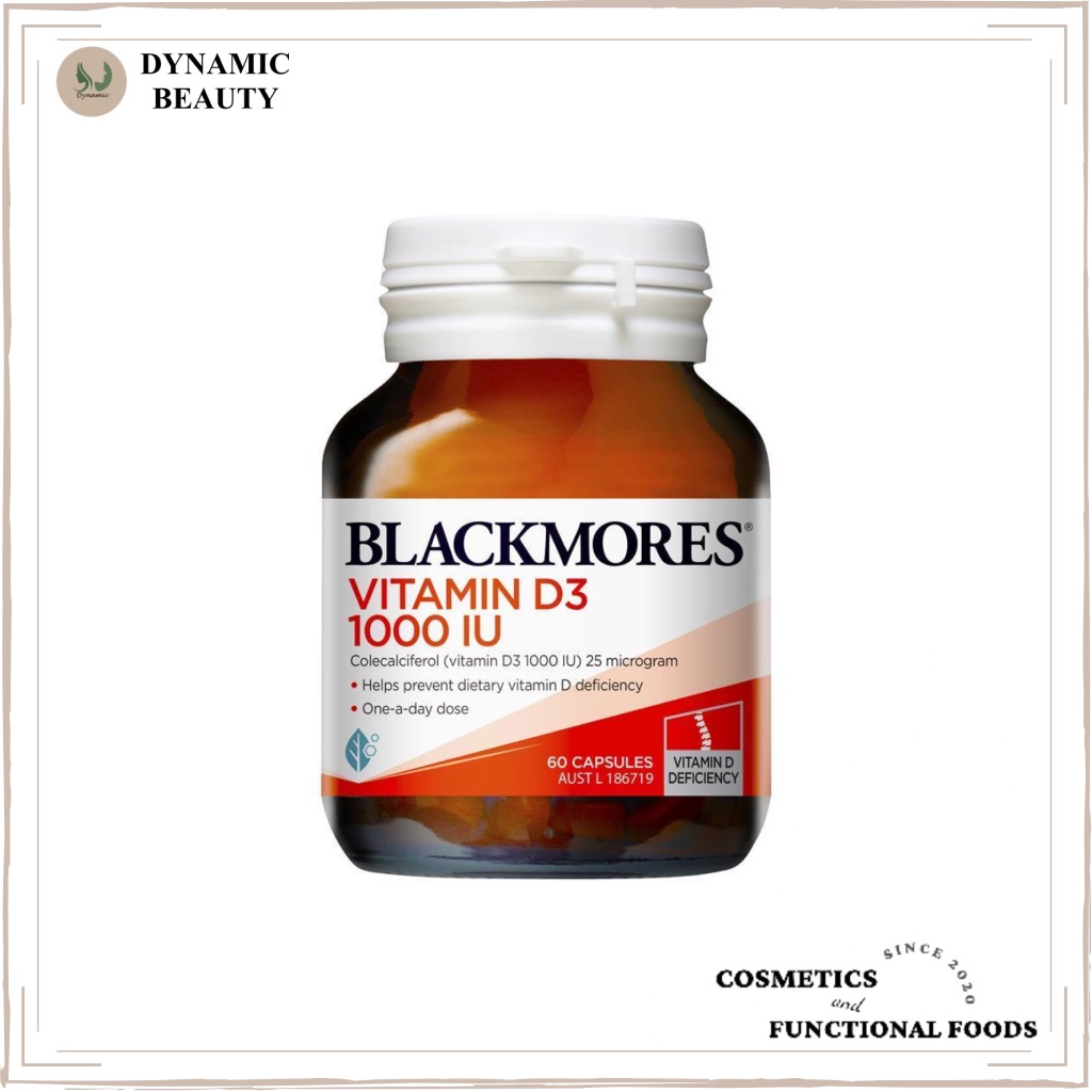 [Hàng chuẩn Úc] Viên uống bổ sung vitamin d3 Blackmores vitamin D3 1000IU 60 viên - 200 viên của Úc