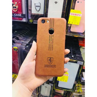 FREESHIP ĐƠN 99K_Ốp OPPO F5 Giả Da Cao Cấp Ferrari - Sang Trọng - Tinh Tế