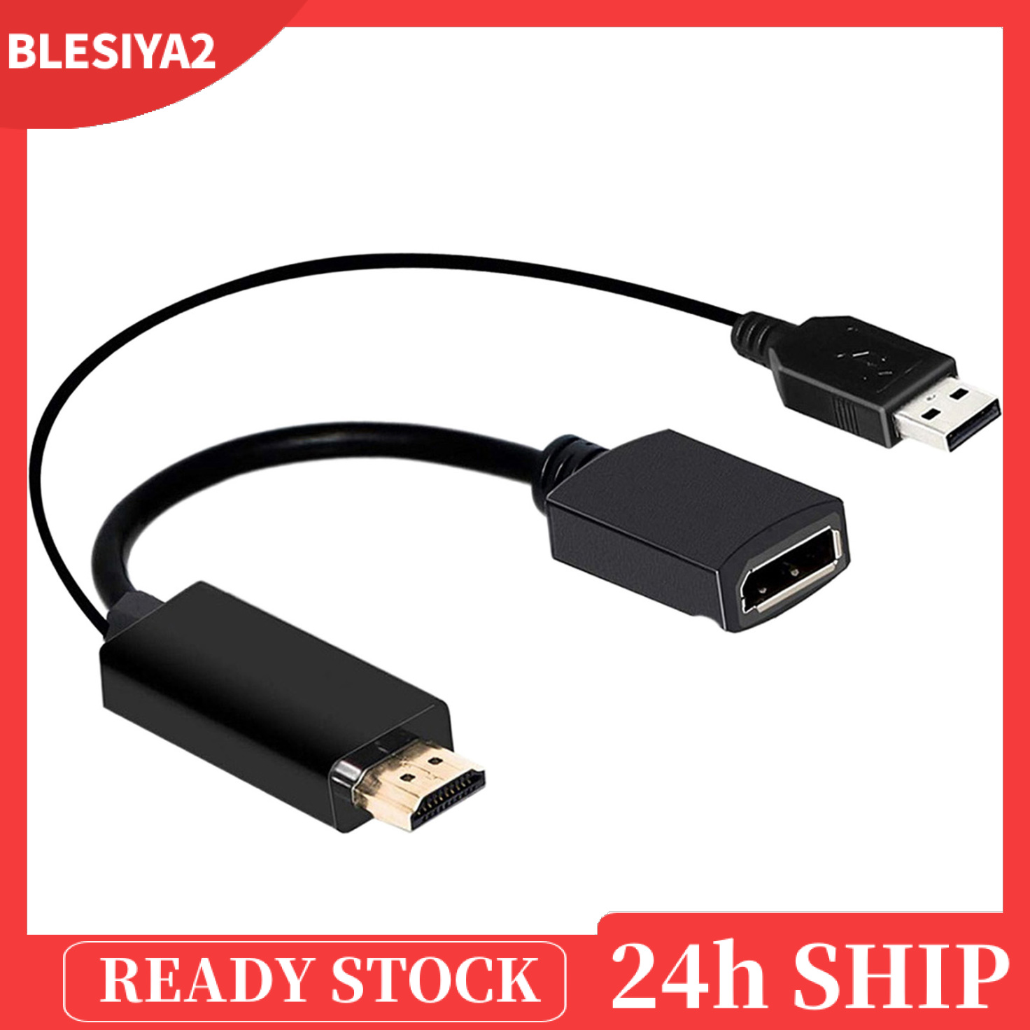 (Hàng Mới Về) Cáp Chuyển Đổi Từ Hdmi Sang Displayport 1080p 4k Đầu Cắm Usb