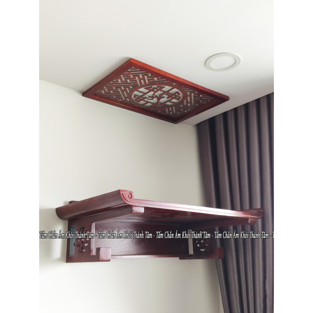 Tấm chắn ám khói bàn thờ 41cm x 61cm  [Mẫu Chữ Lộc ]