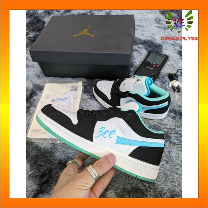 Giày thể thao sneaker 1 low xanh ngọc [hỗ trợ đổi trả] cho nam nữ
