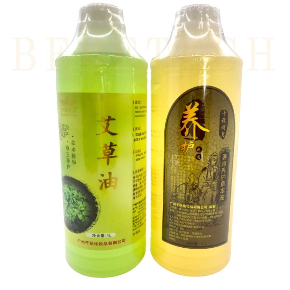 Dầu Gừng Massage Body Đả Thông Kinh Lạc Dầu Mát Xa Nóng Gừng Dùng Trong Spa Thẩm Mỹ Chai 1 Lít 1000ml