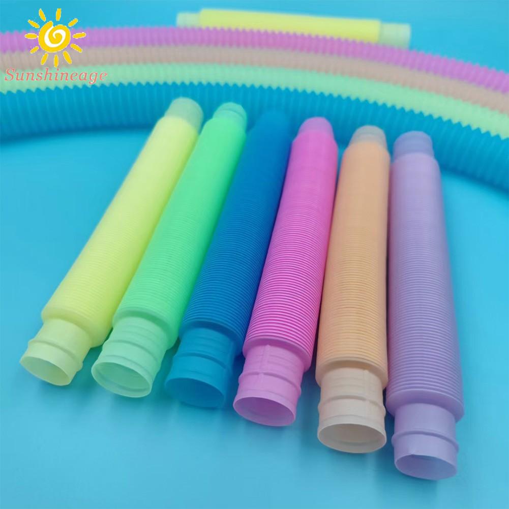 Pop Tube Coil  Luminous Pop Sensory Toy Stress Relieve Toys Tubes  Sensory Toy xyTozFZ
