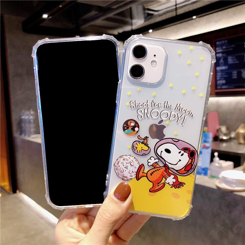 IPHONE Ốp Lưng Tpu Họa Tiết Hình Chú Chó Snoopy Thời Trang Cho Iphone12 Pro Max Iphone11 Pro Max 7plus Se2020 8plus Xs Xr Xsmax | BigBuy360 - bigbuy360.vn