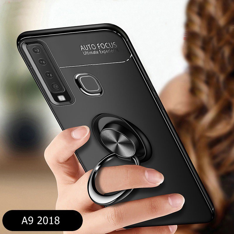 Ốp Lưng Auto Focus SAMSUNG A9 2018 Cao Su Bracket Iring | BigBuy360 - bigbuy360.vn