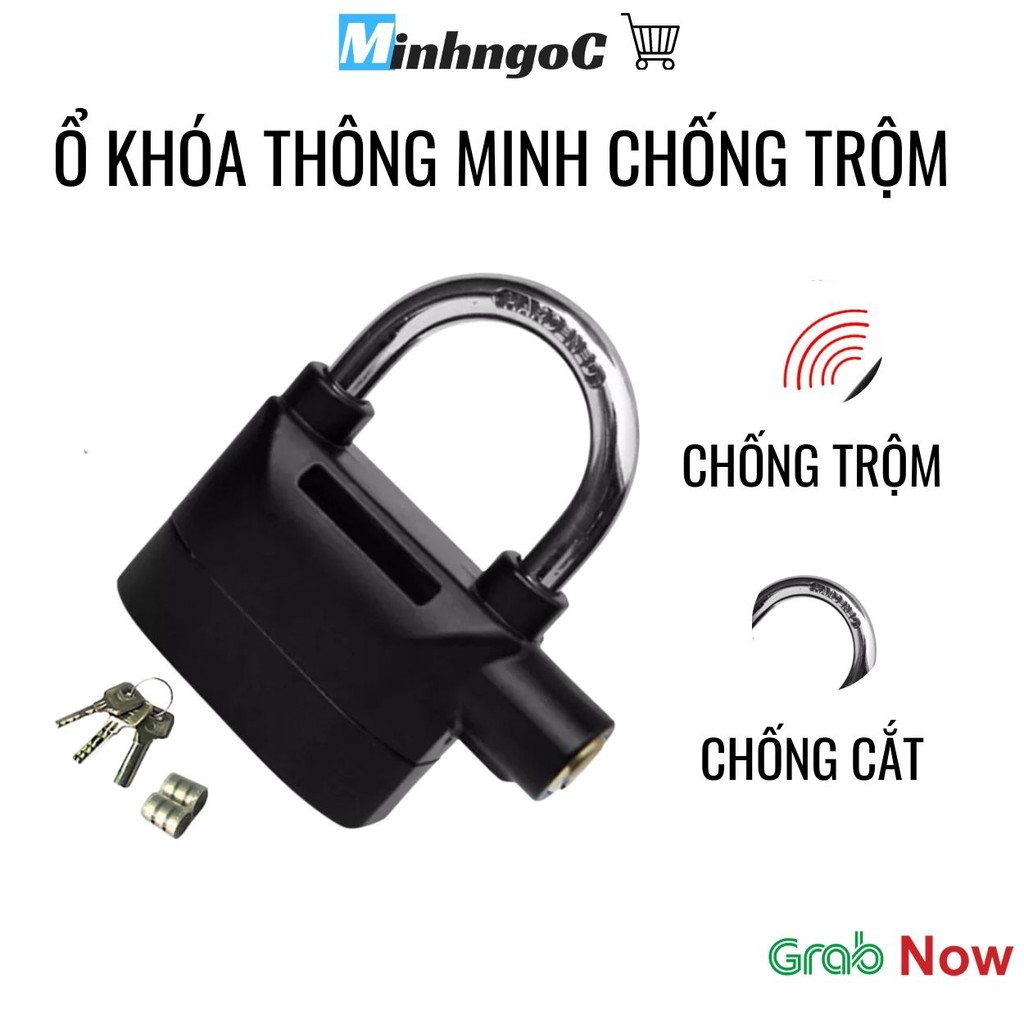 Ổ khóa thông minh / Khóa chống trộm xe máy / Khóa báo động chống trộm nhà cửa xe máy  - Siêu Thị Minh Ngọc