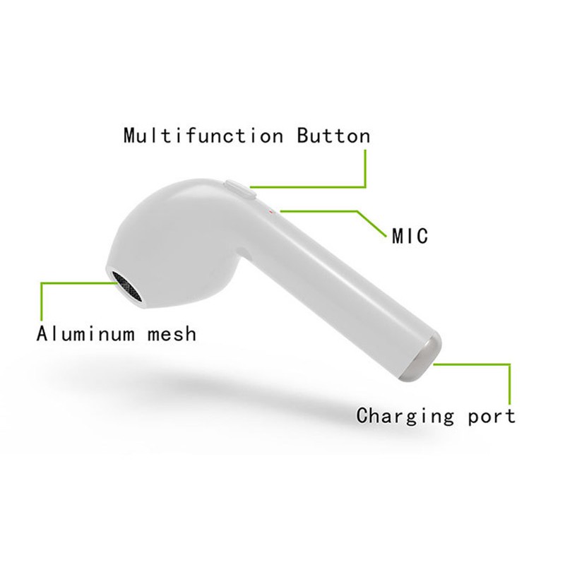 Tai Nghe Bluetooth Không Dây Kèm Mic Cho Iphone X Xr Xs 8 7 6