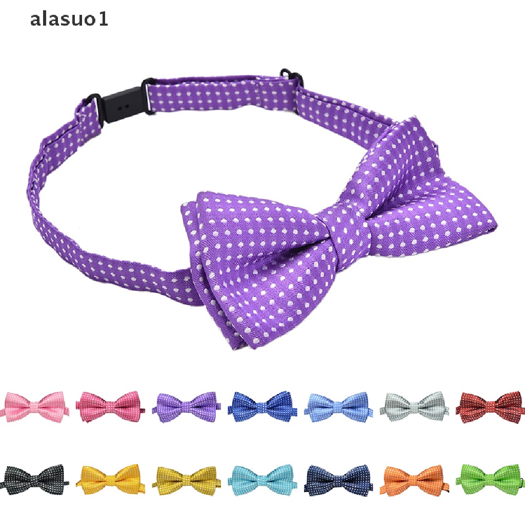 Vòng Cổ Thắt Nơ Có Thể Điều Chỉnh Dành Cho Thú Cưng alasuo1
