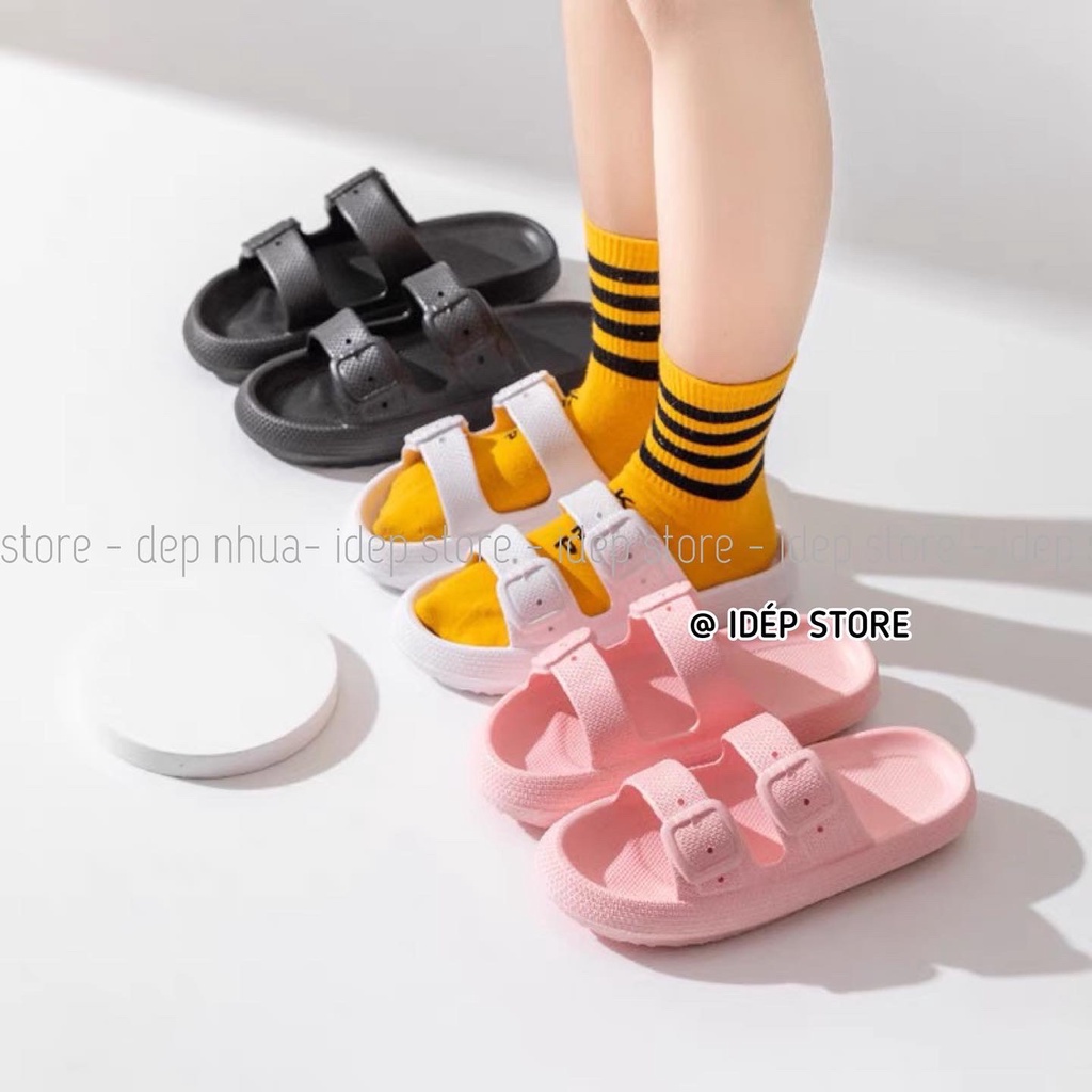 Dép bánh mì 2 quai siêu nhẹ SUP STAR cao 3.5cm đúc siêu nhẹ nam nữ iDÉP (FORM NHỎ) Maipy DL195