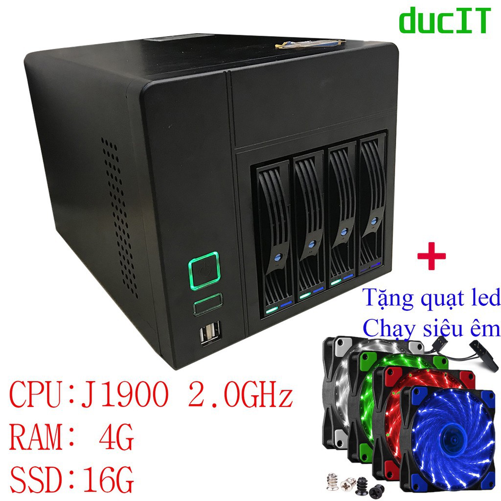 Nas J1900, CPU 4 lõi 2.0Ghz  95