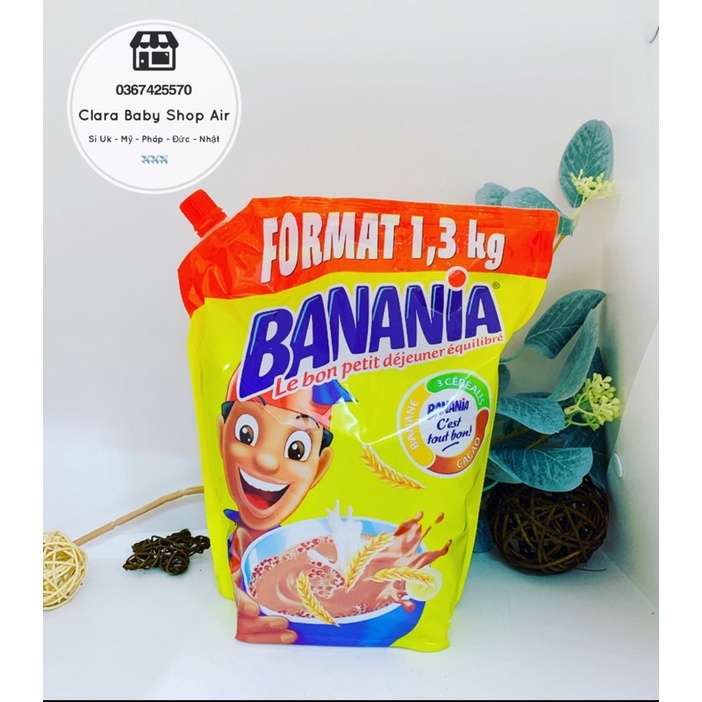 Bột cacao Banania Pháp 1,3 kg cho bé trên 12 tháng date 2023