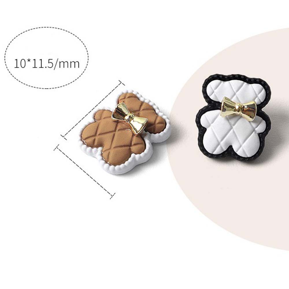 [Hàng mới về] Hạt gấu 3D đính móng tay trang trí nghệ thuật tự làm thiết kế dễ thương có nhiều màu