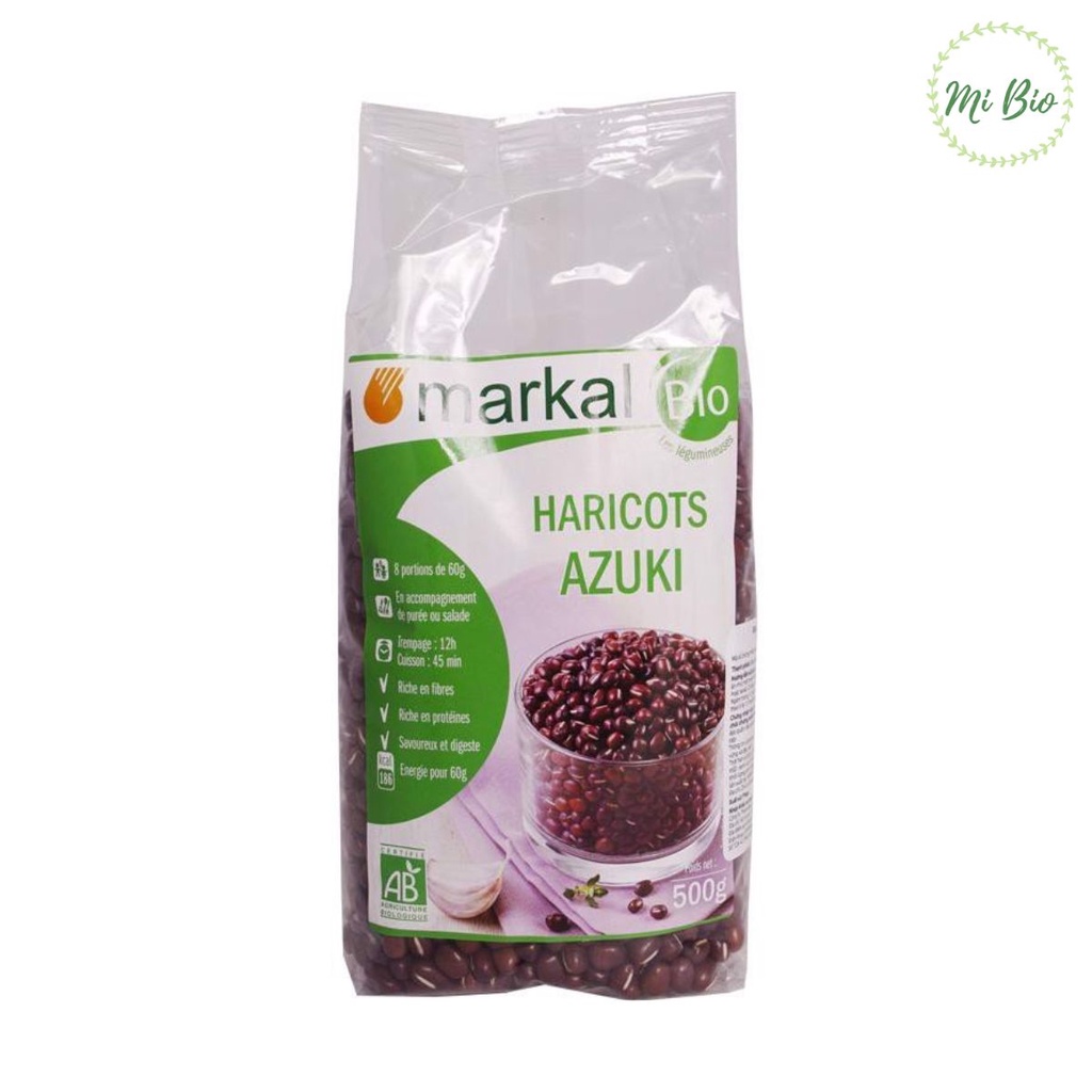 Hạt đậu đỏ Azuki hữu cơ 500g - Markal