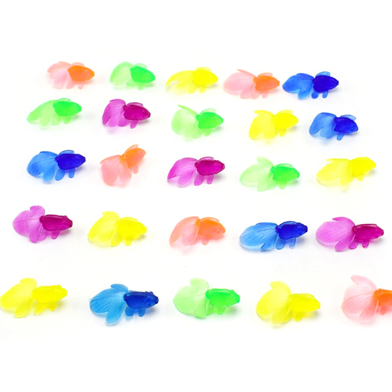 Bộ 10 Cá Vàng Cao Su Đồ Chơi Khi Tắm