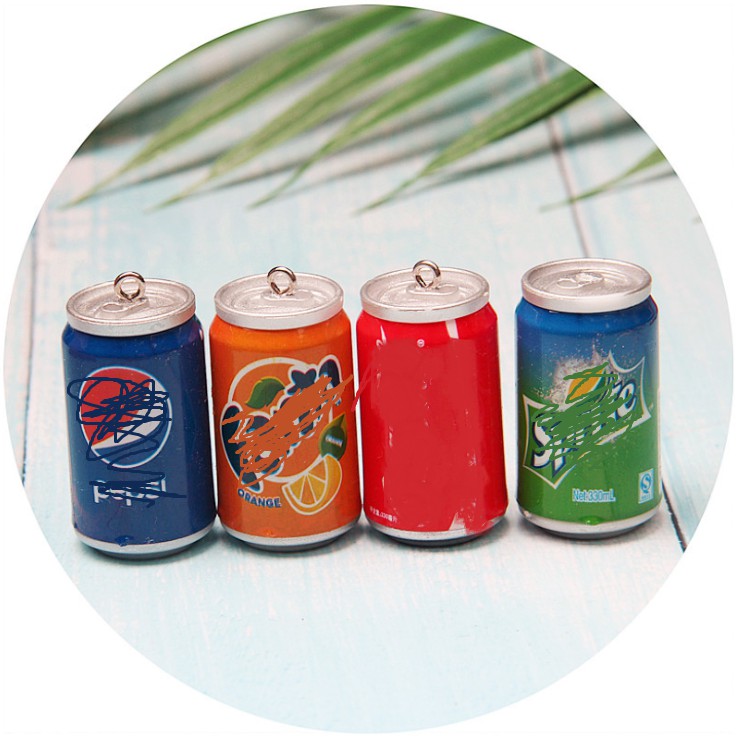 Các mẫu mô hình lon nước giải khát thích hợp trang trí nhà búp bê, móc chìa khóa, chụp ngoại cảnh, DIY