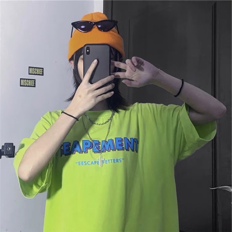 Áo phông tay lỡ, Áo phông tay lỡ from rộng Unisex Chất dày dặn oversize chữ SEAPEMENT