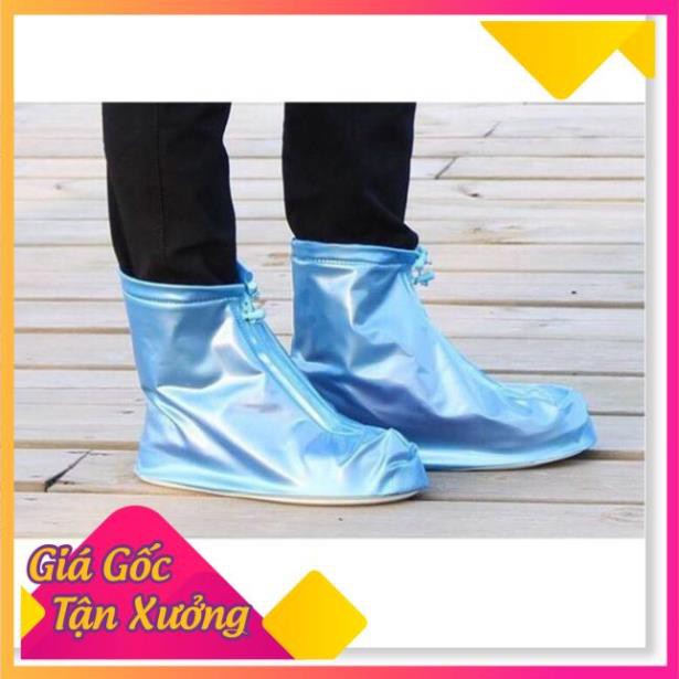Ủng ngắn, Ủng bọc giày đi mưa chống thấm nước giảm ma sát chống trơn trượt bảo vệ giày